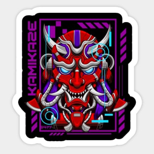 Japanese Oni Mecha 9.1 Sticker